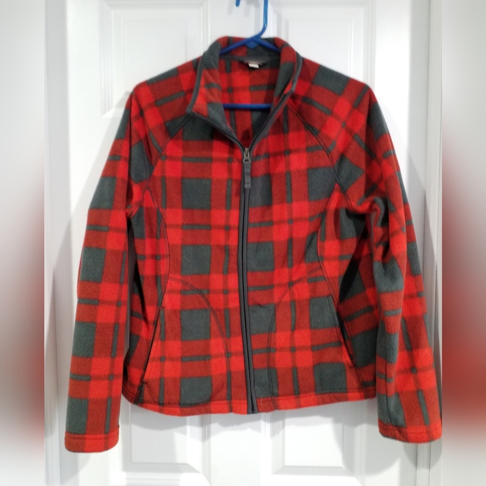 Merona plaid fleece jacket
